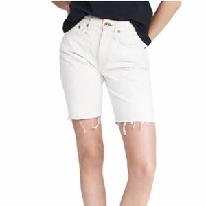 Rag & Bone Maya High Rise Walking Short in Ecru